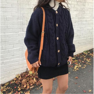 Order áo khoác len vintage Hàn Quốc