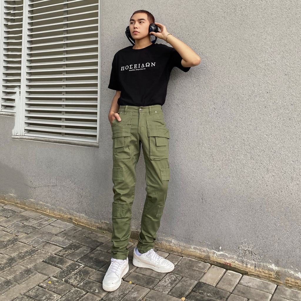 Quần kaki jogger zipper đơn giản (QKK15)