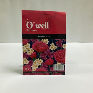 Túi thơm O'well hương Royale hạt thơm nhập khẩu 100% của Đức làm thơm phòng, tủ quần áo, ô tô..