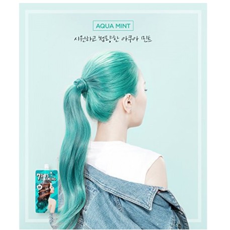 Thuốc nhuộm tóc [Missha] 7daysColoring Hair Treatment [Aqua mint] 25ml