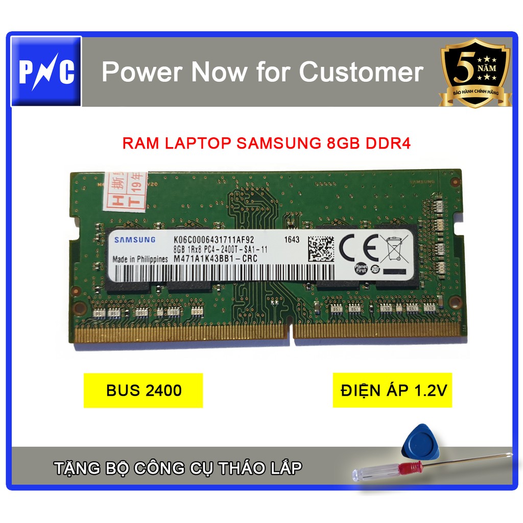 3 NGÀY XẢ KHO Ram Laptop CHÍNH HÃNG Samsung/SK hynix DDR4 4GB/8GB BUS 2400, BH 5 năm | WebRaoVat - webraovat.net.vn