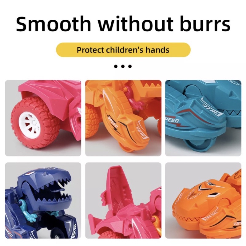 Đồ chơi xe biến hình khủng long HYG Toys độc đáo dễ thương cho trẻ em