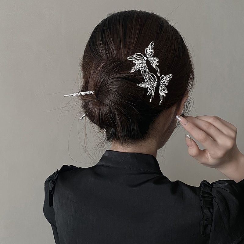 Kẹp Tóc Hình Bướm Phong Cách Retro Hợp Thời Trang Chất Lượng Cao Cho Nữ