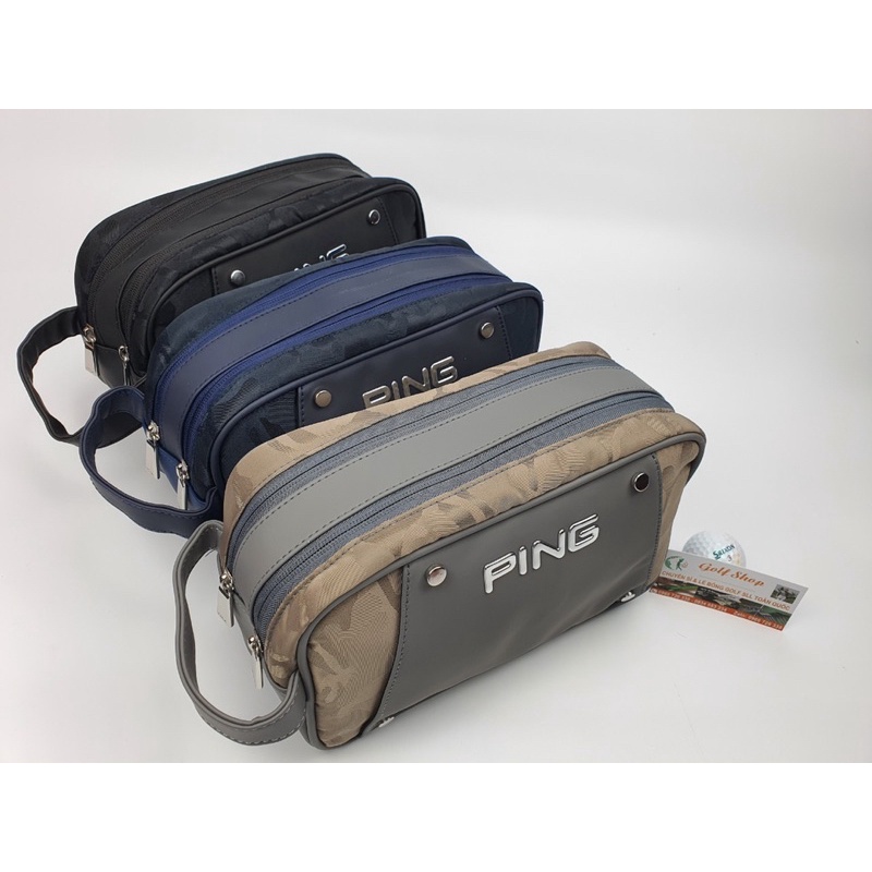 Túi Cầm Tay Golf Ping - Handbag Ping Golf - Túi Ping Clutch - Túi 2 Ngăn Có Thề Đựng Bóng Golf Và Đồ Dùng Cá Nhân