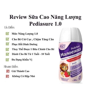 Sữa Pediasua nước hàng xách tay Nga.