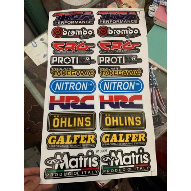 ( Giá 1 Tấm ) Tem Chữ Gián Phuộc Mã 001