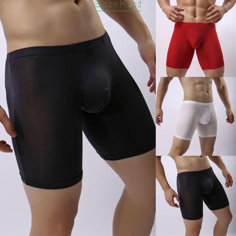 Quần lót boxer nam dạng lưới trong suốt