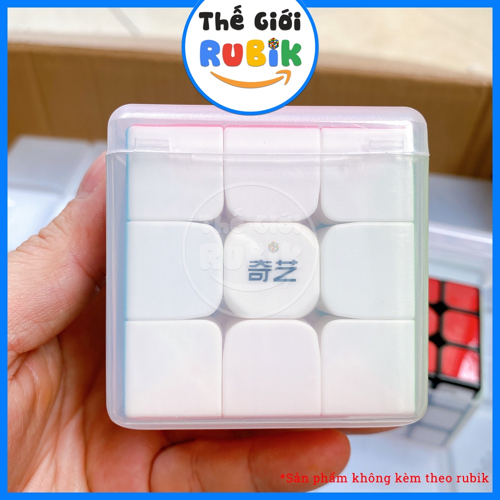 Hộp Đựng Rubik 2x2, 3x3 QiYi MofangGe Trong Suốt Cho Cube 57mm khỏi bụi bẩn, ẩm, chống trầy xước | Thế Giới Rubik