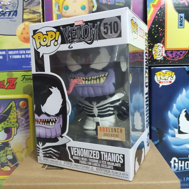 Đồ chơi mô hình funko pop 510 Venomized Thanos (Glow in the Dark) - Marvel