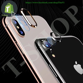 Bộ miếng dán và viền bảo vệ camera cho Iphone