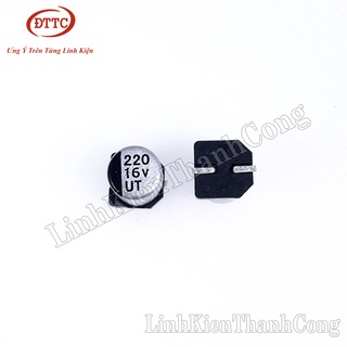 Bộ 20 Chiếc Tụ Nhôm 220uF 16V 6.3x7.7mm
