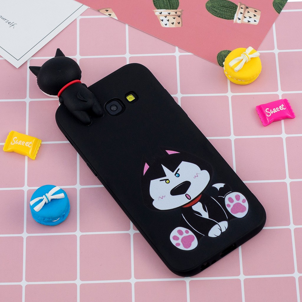 Ốp điện thoại silicone in hình hoạt hình dễ thương cho Samsung A3 A5 A7 2017 | BigBuy360 - bigbuy360.vn
