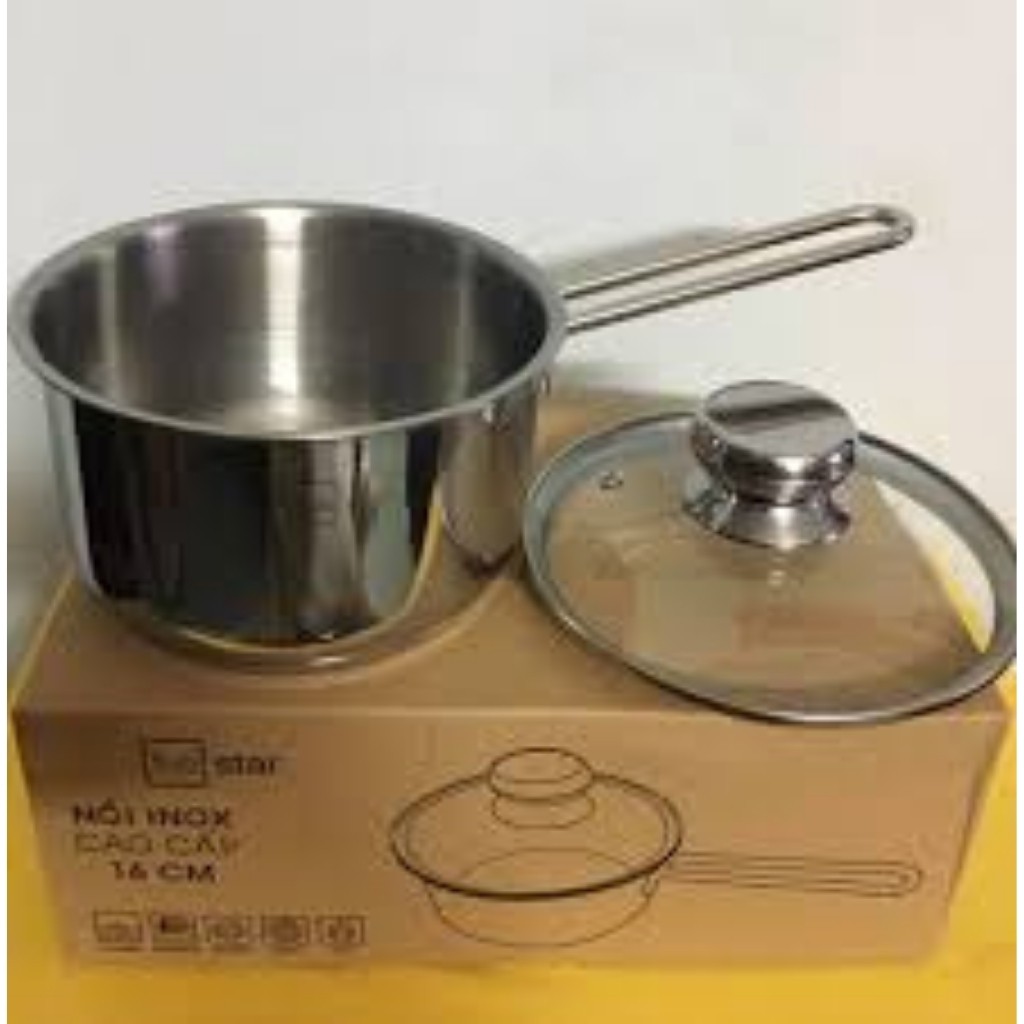 Nồi quánh bột inox FIVESTAR 16cm đáy từ 3 lớp bảo hành chính hãng 5 năm