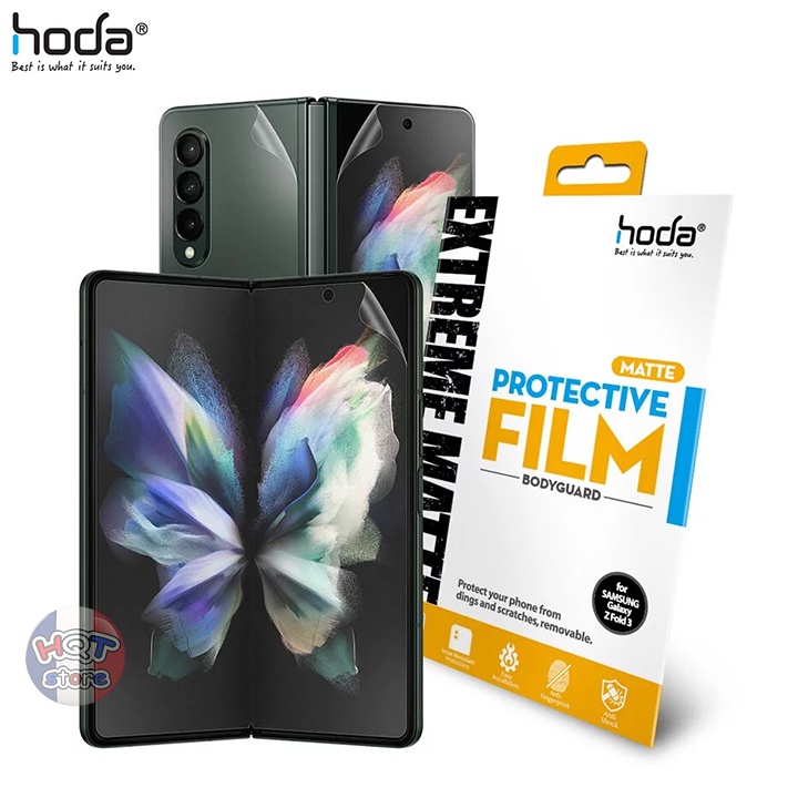 Bộ dán full nhám chống vân tay PPF HODA Extreme Matte Samsung Z Fold 3 full màn hình mặt lưng