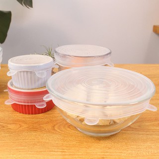 bộ 6 nắp đậy silicon
