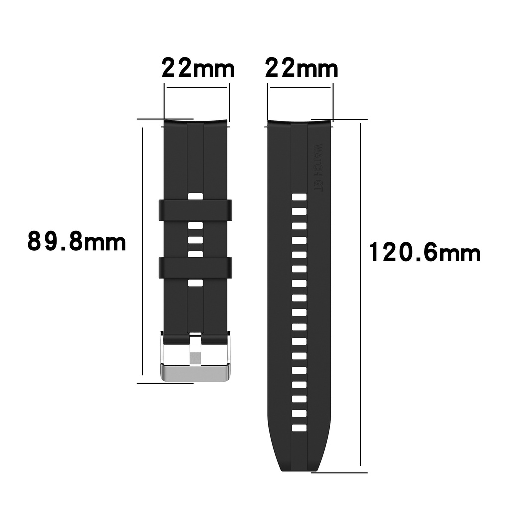 Dây Đeo Silicon GT3 GT2 42Mm / 46Mm Cho Đồng Hồ Thông Minh Huawei GT2 GT2 Pro GT2E