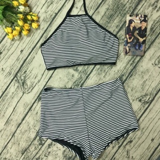 Bikini yếm sọc