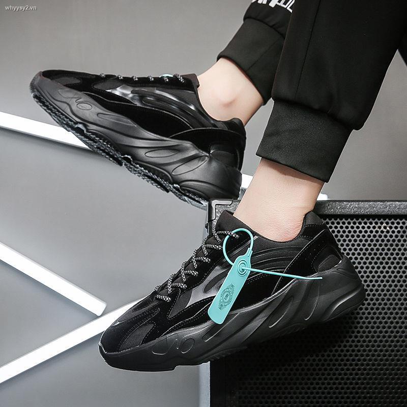 Giày thể thao nam đế dày thoáng khí màu phản quang 700v2
