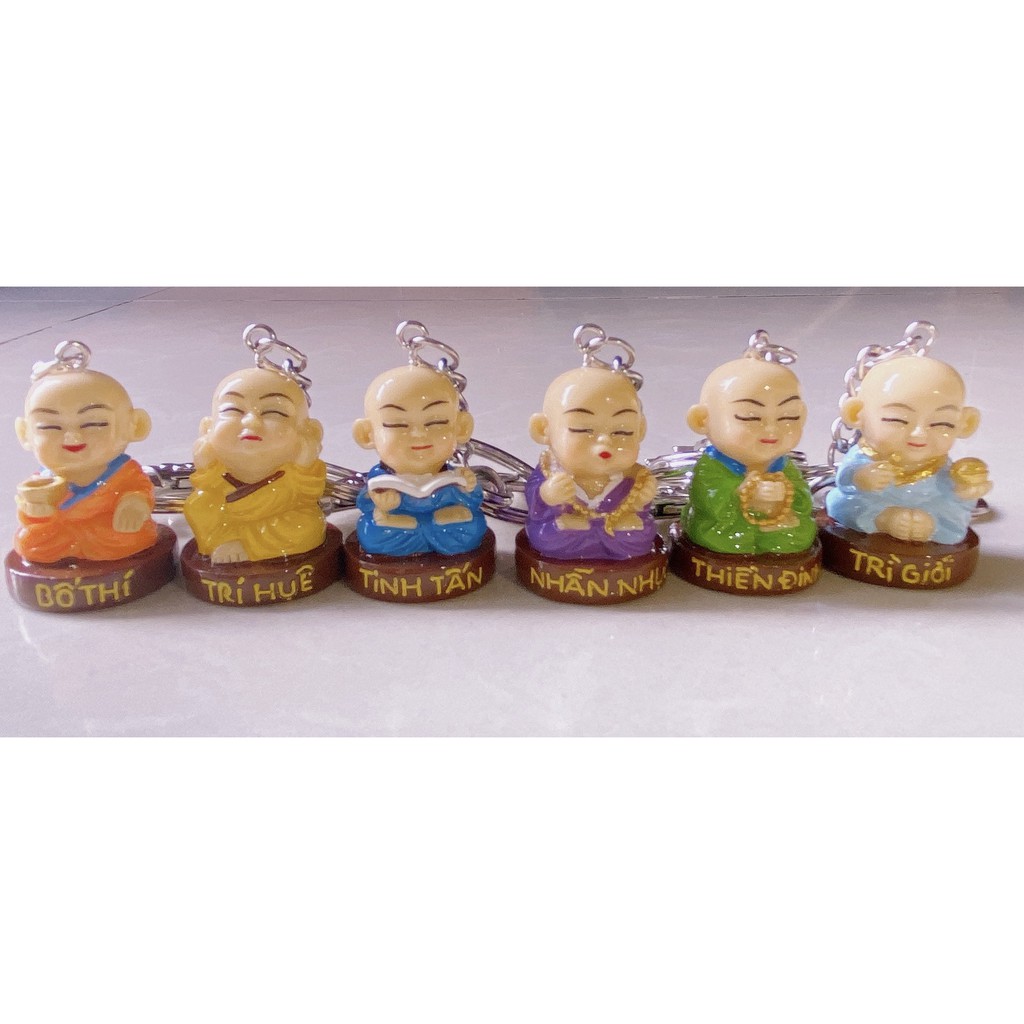 Móc Khóa Chú Tiểu Lục Độ Treo Xe, Điện Thoại