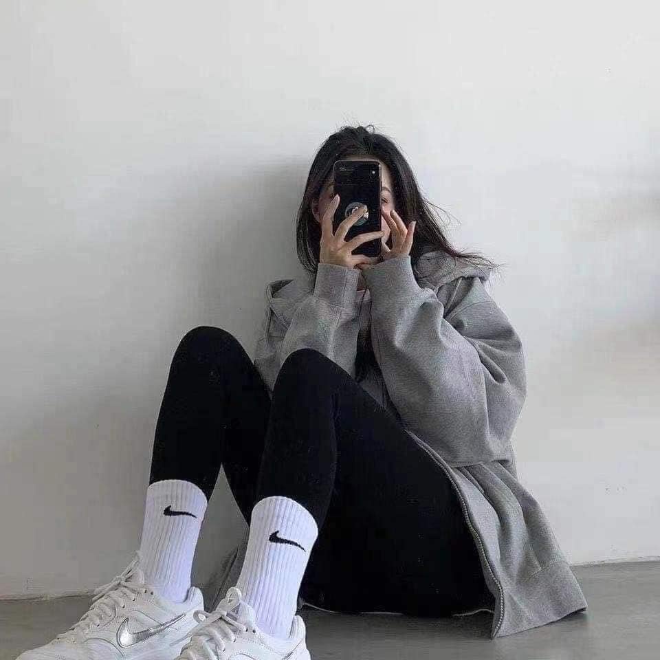 Tất Vớ Thể Thao Cổ Cao Nike Nam Nữ - Unisex-chuẩn xịn