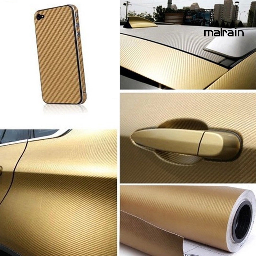 【VIP】3D Carbon Fiber Car Vehicle Body Change Color Interior Decoration Film Sticker