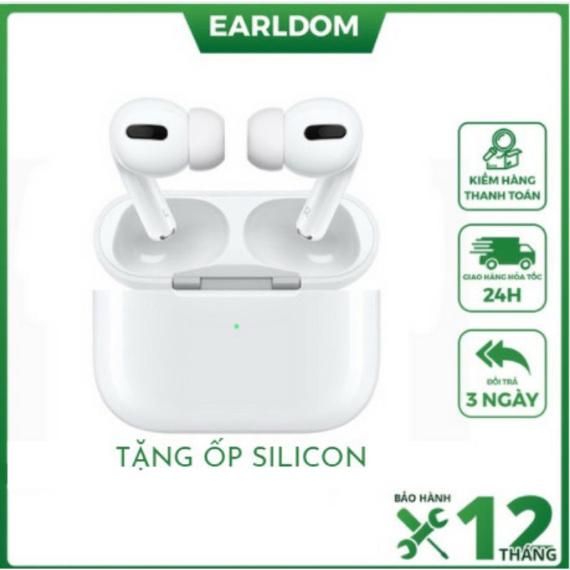 tai nghe không dây bluetooth định vị đổi tên pin 8h hỗ trợ sạc không dây Earldom - Bảo hành 12 tháng