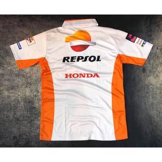 [ T-Shirt Racing] Áo Thun HONDA TRẮNG SIÊU ĐẸP 4D