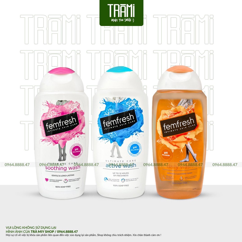 [CHÍNH HÃNG] Dung Dịch Vệ Sinh Phụ Nữ Femfresh 250ml