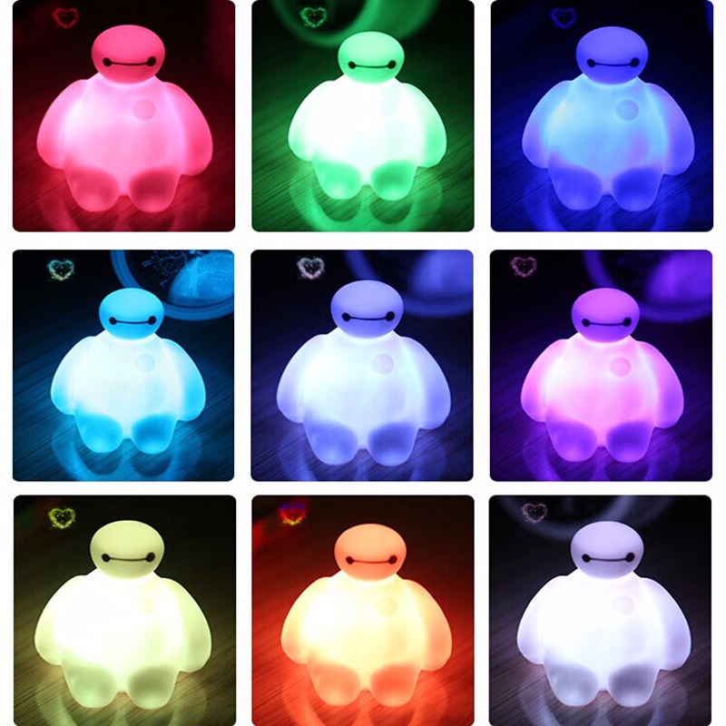 Đèn LED kiểu dáng Big Hero Baymax sáng tạo độc đáo