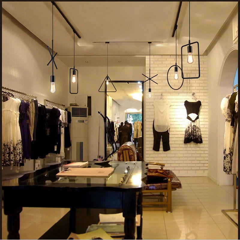 Bộ 5 Đèn trang trí hình học không gian TBD828 - Kiểu dáng hiện đại - Chưa bao gồm bóng - Bảo hành 12 tháng