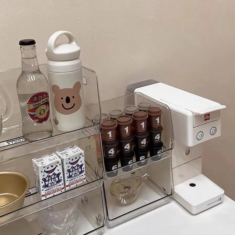 Hộp Đựng Đồ Trong Suốt Để Bàn Xếp Chồng Được Tiện Dụng