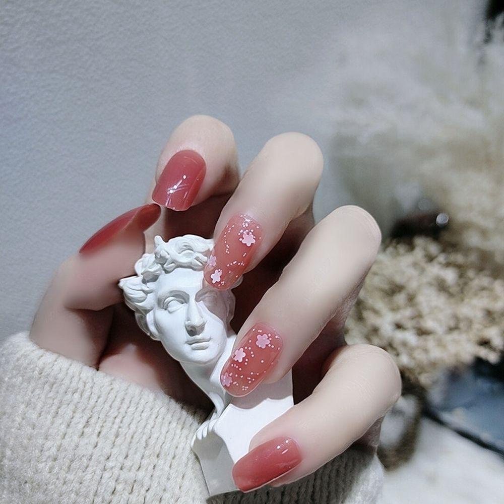 Móng Tay Giả Tháo Rời Được Trang Trí Nơ Thời Trang|Bộ Dụng Cụ Trang Trí Móng Tay Nghệ Thuật