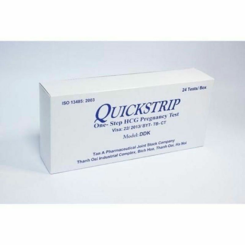 [ CHE TÊN] Que test thử thai kết quả siêu nhanh chính xác Quickstrip công nghệ USA