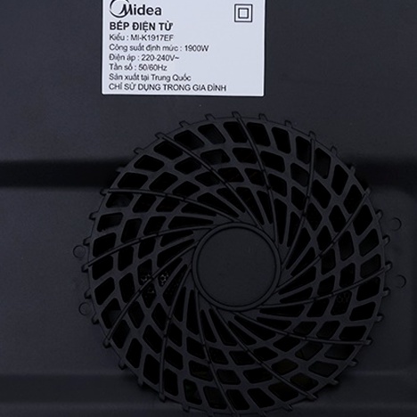 Bếp lẩu điện từ đơn nút cơ 1900W Midea MI-K1917EF tặng kèm nồi lẩu, lỗi 1 đổi 1, bảo hành 12 tháng toàn quố