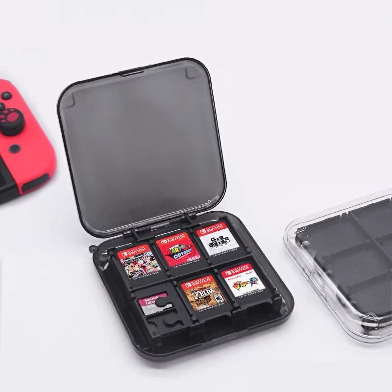 Lammcou Portable Game Card Holder Storage Case compatible with Nintendo Switch &amp; Switch Lite Case