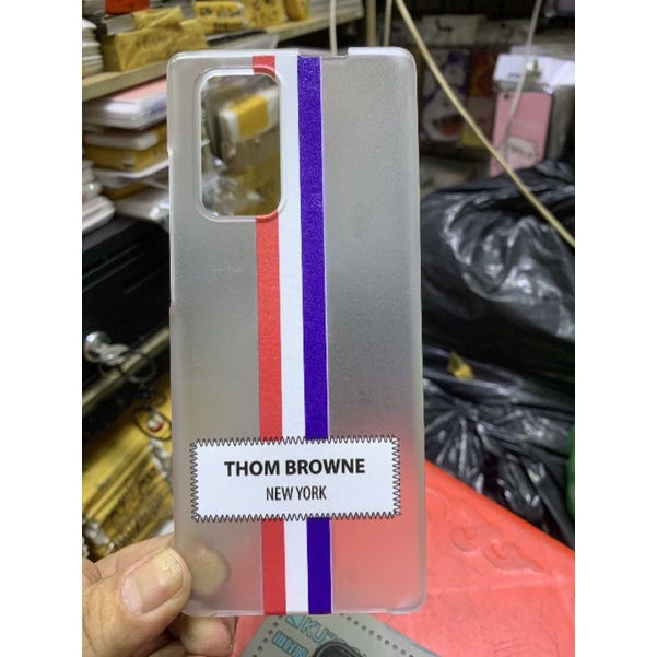 Ốp lưng LG Wing nhựa cứng trắn đục in sọc hàng công ty