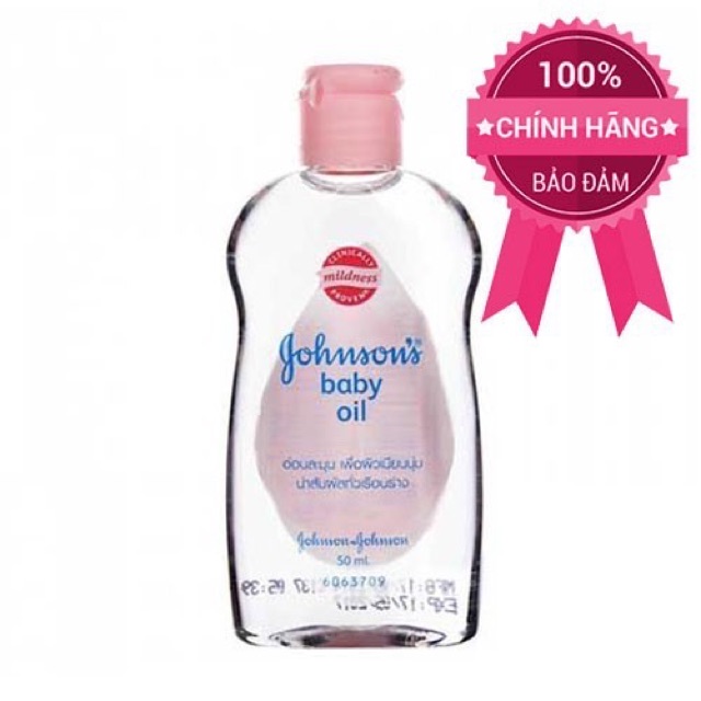 Dầu massage và dưỡng ẩm Johnson’s baby 50ml