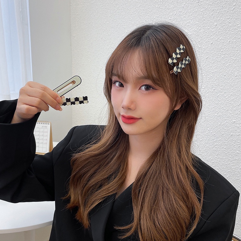 Kẹp tóc mỏ vịt SEAGLOCA bằng acrylic cổ điển cho nữ