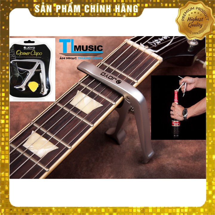 [Chính hãng] Capo guitar cao cấp JOYO JCP02 dùng cho đàn ukulele , guitar acoustic, classic và electric (Tặng kèm pick)