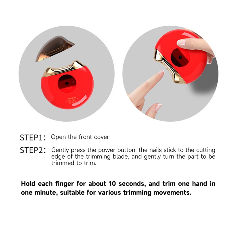 Máy Cắt Móng Tay Bằng Điện Tự Động Để Làm Móng Nhanh Chóng Và Mài Giũa