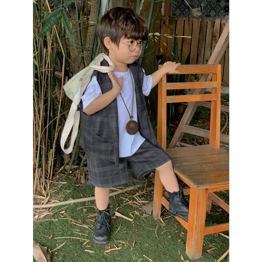 Set vest pé 3 món vest cho bé 1-4 tuổi