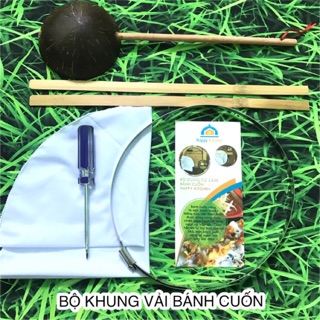 Set Khung Vải Bánh Cuốn Happy Kitchen (đầy đủ)