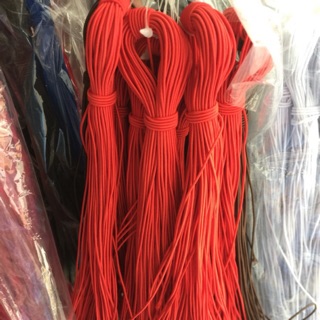 Thun dệt xỏ vòng tay 1mm bó (18 mét) màu khác liên hệ