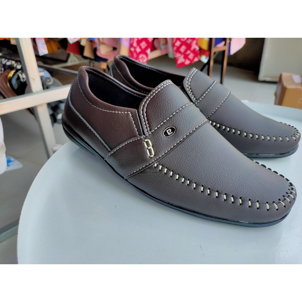 Giày lười nam mẫu mới , nk07 size từ 39 - 43 , màu đen , nâu đen