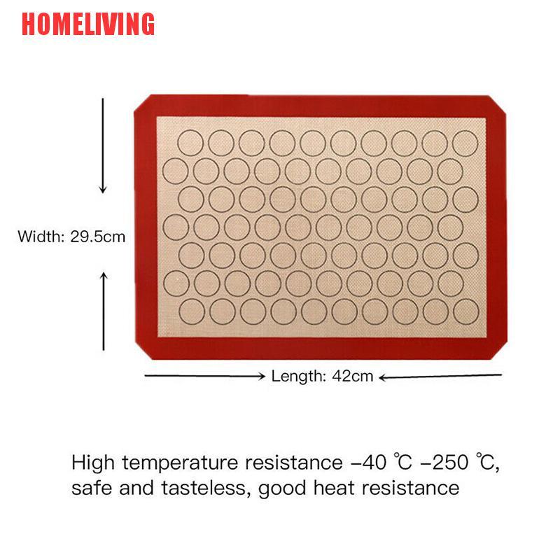 Thảm Silicone Nướng Bánh Macaron Chống Dính Tiện Dụng Cho Nhà Bếp