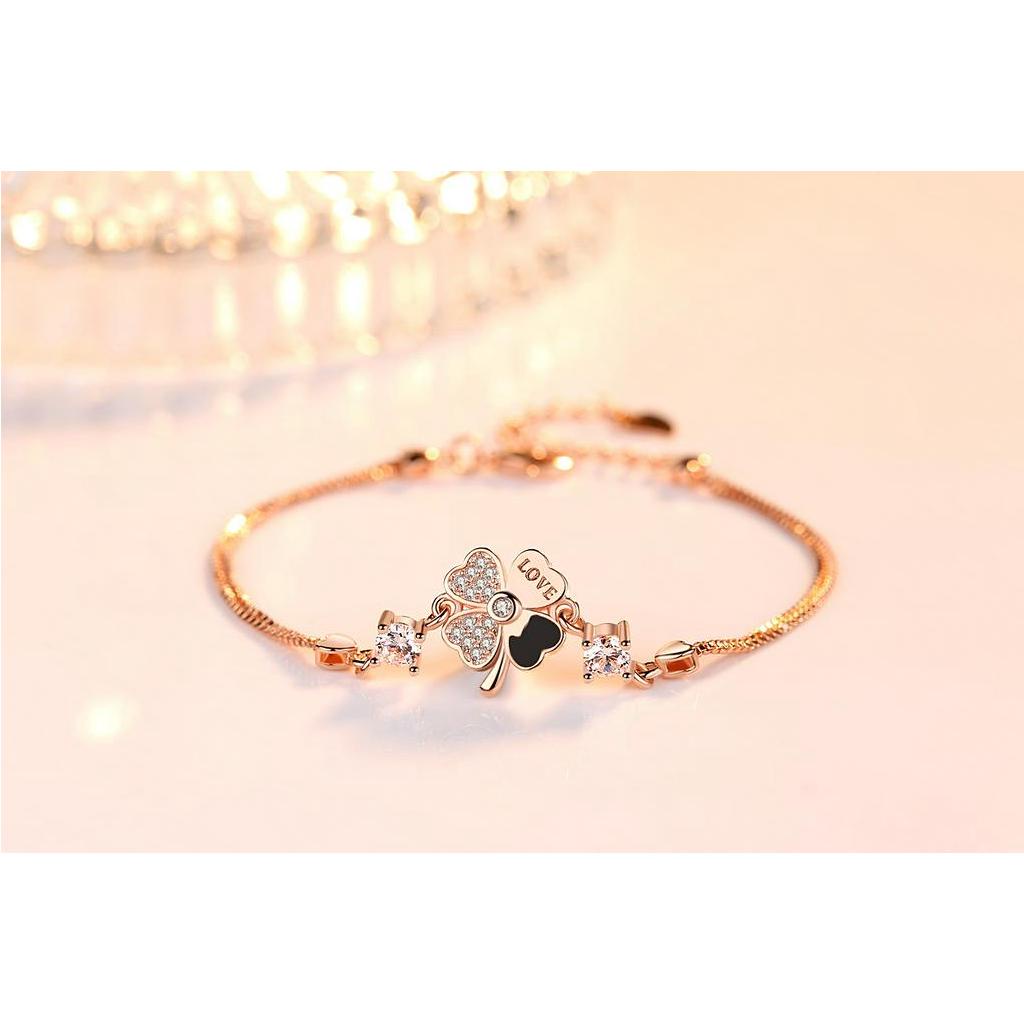 Vòng Tay Bạc 925 May Mắn Phong Cách Hàn Quốc Và Nhật Bản Cho Nữ