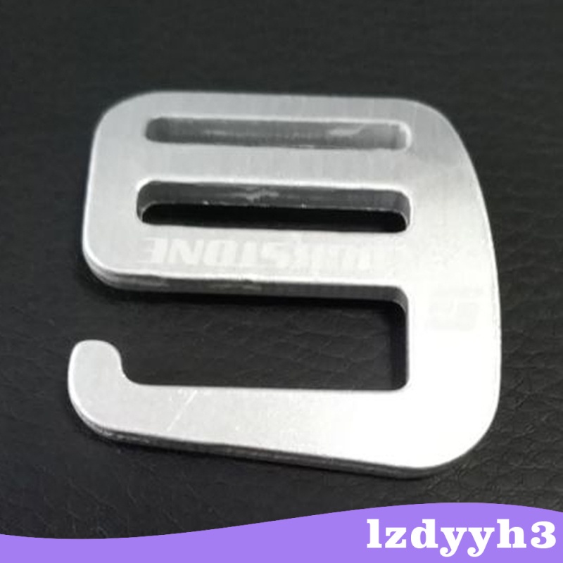 Set 2 Móc Khóa Chữ G Bằng Kim Loại Gọn Nhẹ Và Mạnh 25mm Màu Bạc Lzdyyh3