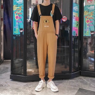 ❤Cổ Phiếu Sẵn Sàng❤Quần Yếm Phong Cách Hàn Quốc Dành Cho Nam