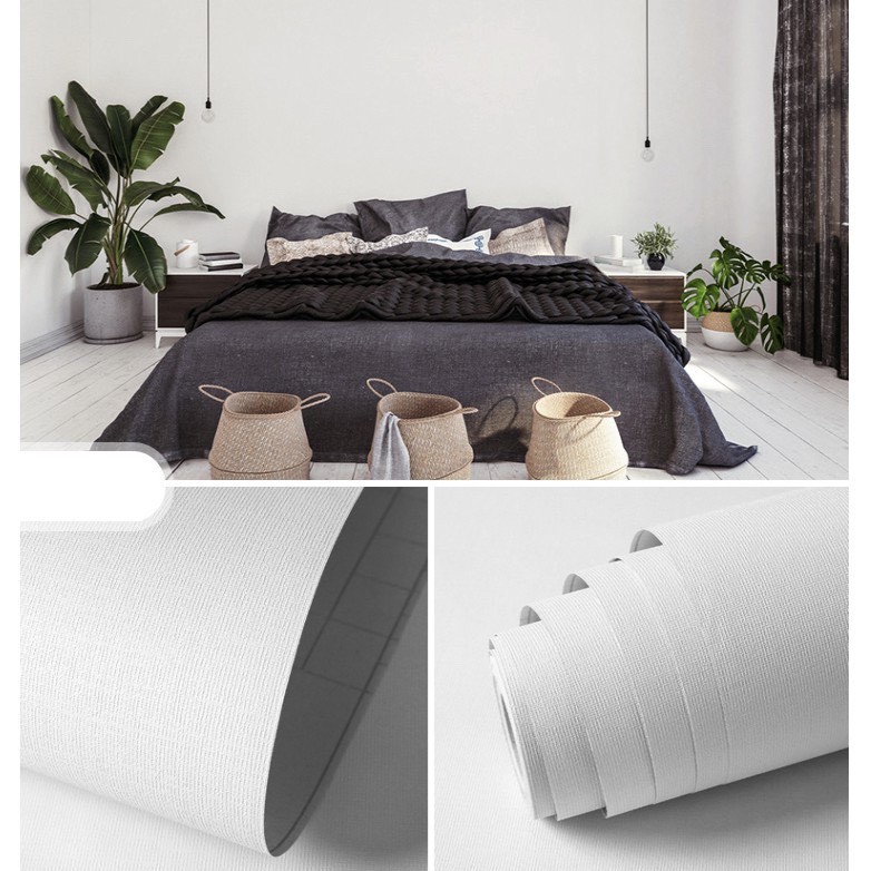 Giấy Dán Tường Một Màu Mặt Nhám khổ rộng 45cm  PK0101