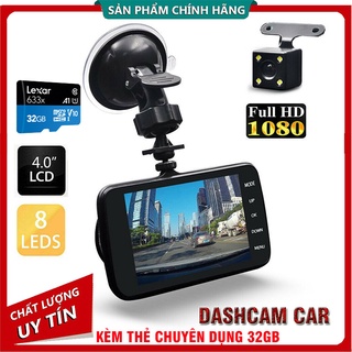 Mua  CHÍNH HÃNG 4 INCH Camera Hành Trình Onvizcam CX5 Ô tô trước sau full HD tích hợp 8 Đèn LED - 1080P